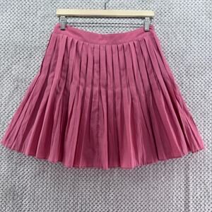 Talbots A-line Pleated Skirt‎ 4P Pink Cotton Preppy Academia Soft Girl Coquette